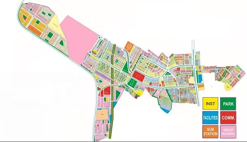 Tronica City reference map